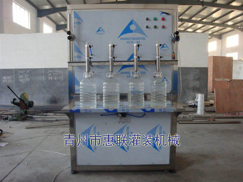 4頭桶裝食用油灌裝機(jī)